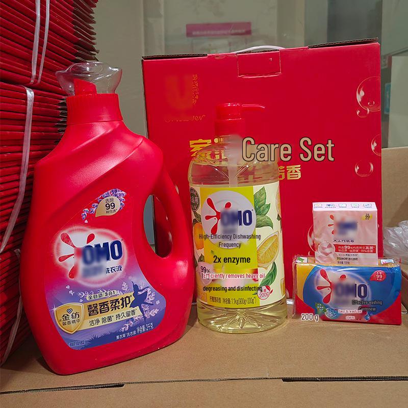 Employee Benefits Gift Set: Laundry Detergent & Dish Soap for Home Cleaning & Care