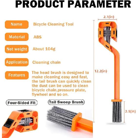 Chain Cleaner Cleaning Bicycle 3D Chain Brush Wash Tool Set Bike Protection Oil Bike Chain for Mountain Cycling Bike Accessories