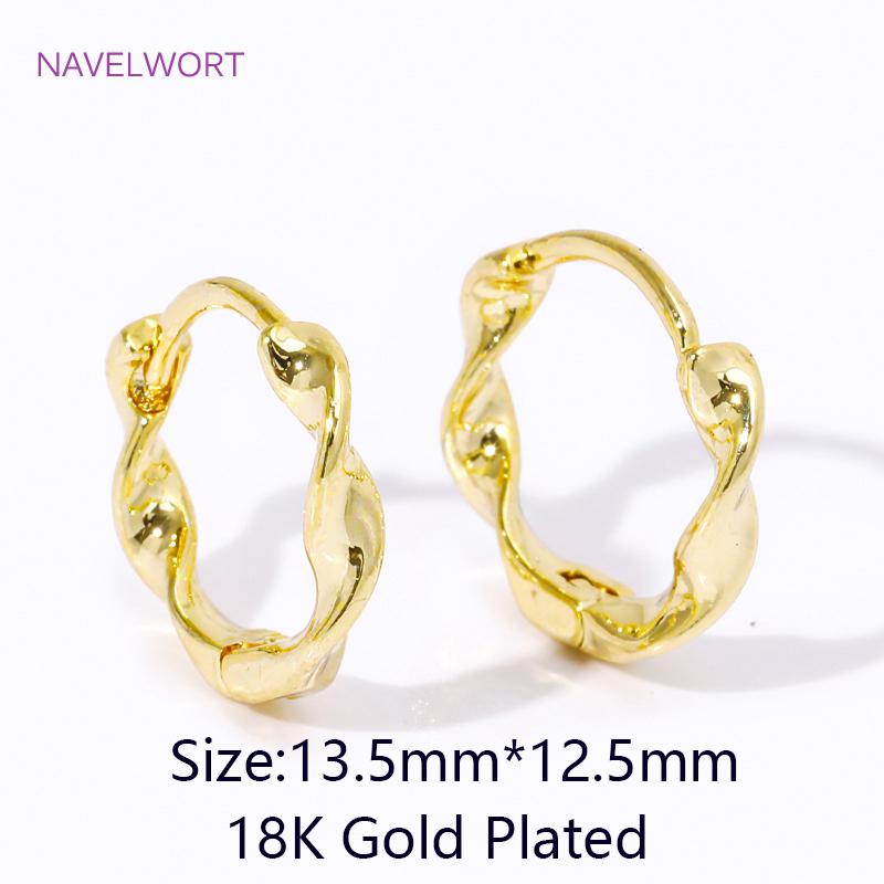 

Роскошные Винтажные Серьги-Кольца Позолоченная Латунь 18K Геометрическая Текстура Круглые Серьги, Для Женщин Серьги Свадебные Украшения Подарки 4 pieces