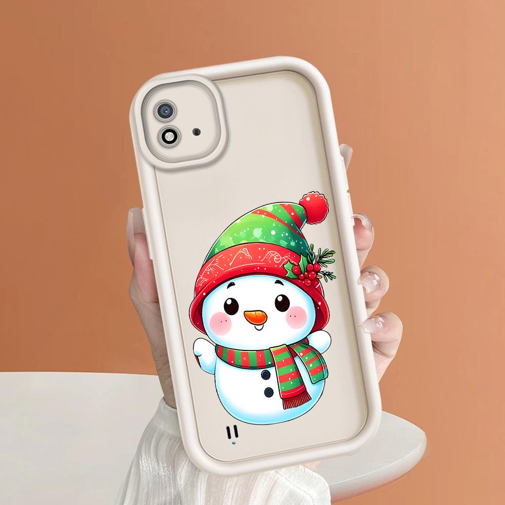 Soft Silicone Square Ladder Printing Pattern Phone Casing Full Cover Camera Shockproof Protection Rubber Case for OPPO Realme