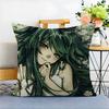 Saya No Uta The Song Of Saya Pillow Covers Cartoon Sofa Decorative Home Double-Sided Printing Short Plush Cute Cushion Cover