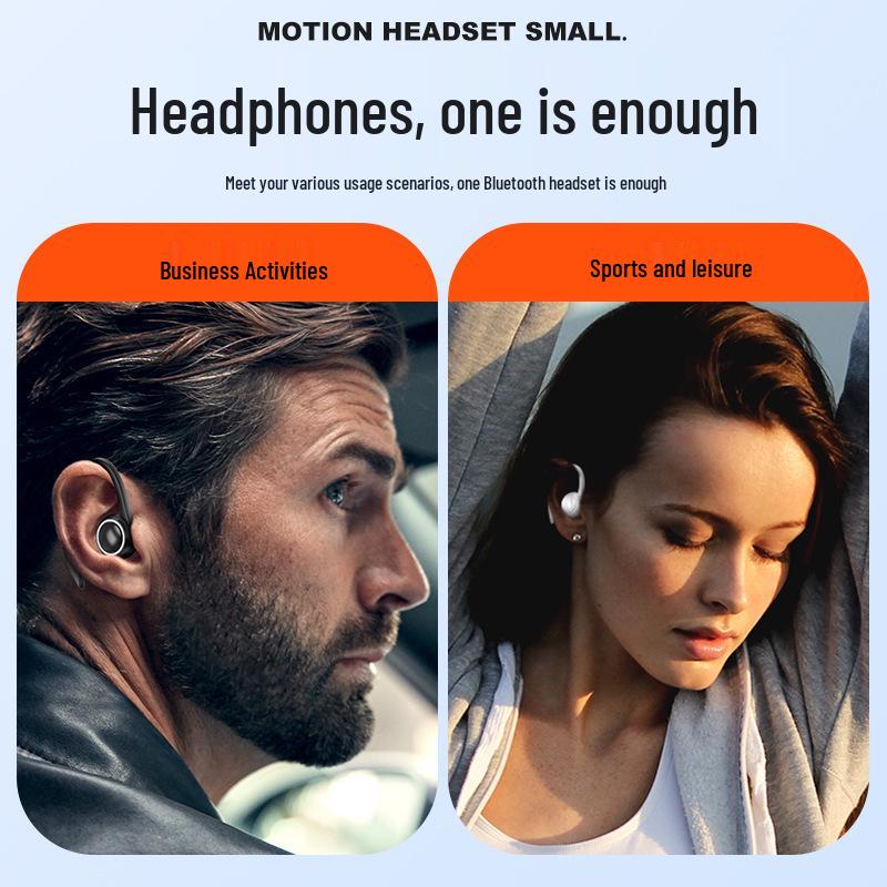 Cross-border T10 Wireless Ear-hook: Long-lasting Battery Sports Business Mini Bluetooth Earphone