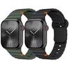 Sport Silicone Straps for Apple Watch Band 44mm 40mm 49mm 45mm 46mm 42mm 38mm 41mm Correa Bracelet iWatch Series 10 SE 9 Ultra 2