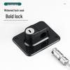 Anti-Theft Child Safety Lock for Outward Opening Windows and Doors - No-Drill Sliding Latch Limiter