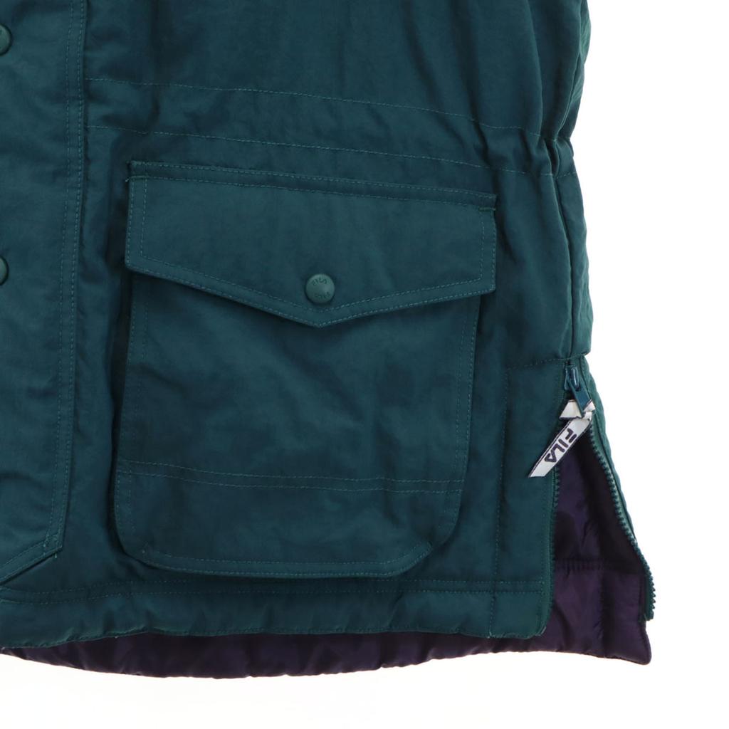 FILA 90s Old Batting jacket M Deep green Men's Used