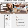 Automatic Self Cleaning Cat Litter Box Intelligent Cat Litter Pan Open-Top Design Odorless APP Control Cat Sand Box Tray