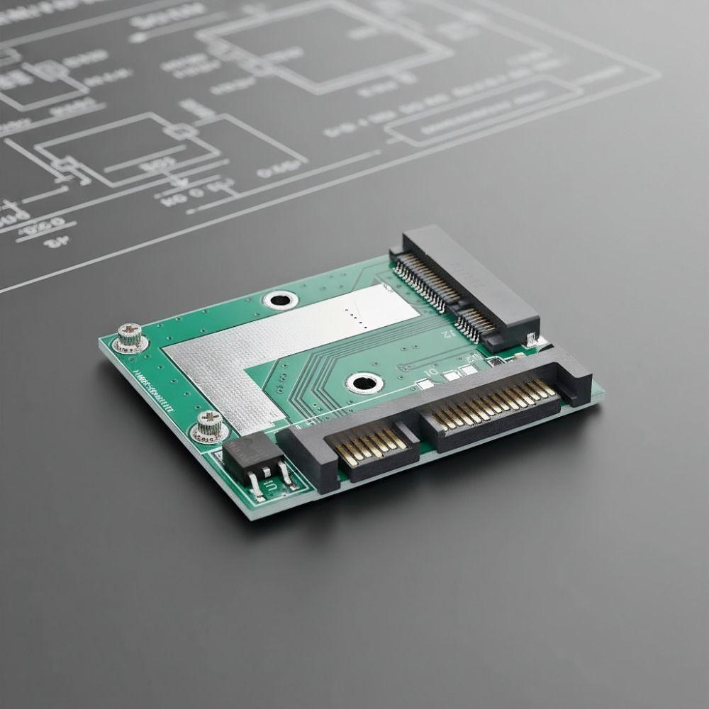 2,5 Zoll mSATA zu SATA3.0 Adapterkarte Plug-and-Play Riser-Karte Schnittstellenkonvertierung