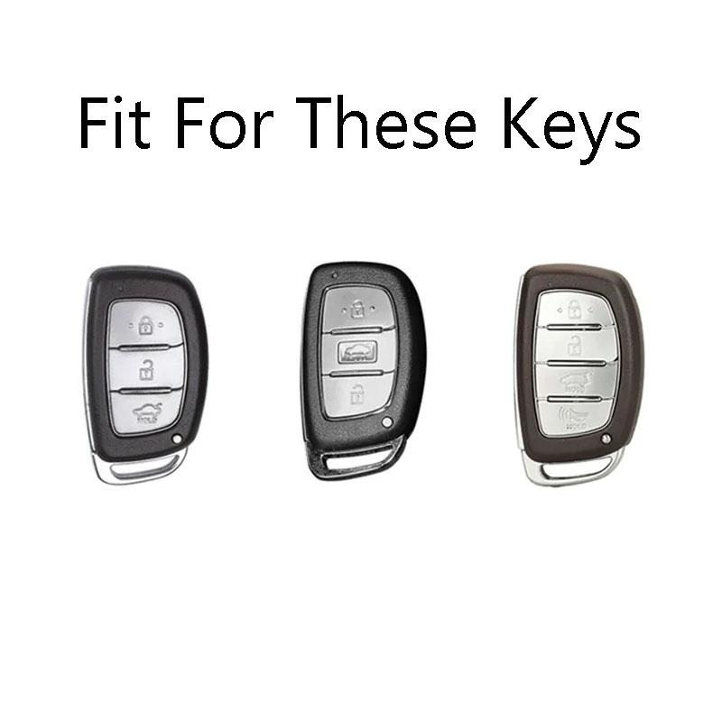Tpu Auto Smart Key Fob Cover Case Housing Remote Fit For Hyundai Tucson Santa Fe Rena Sonata Elantra Creta Ix35 Ix45 I10 I30 I40 Auto Accessories