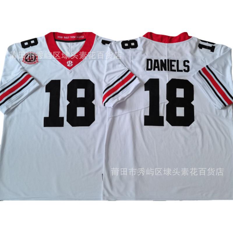 NCAA College Football Jersey Bulldogs Georgia Bulldogs Embroidery Spot Custom