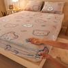Winter Thicken Fitted Sheet Velvet Flannel Bed Sheet Elastic Band Fixed Warm Cover Mattress Bed Bedspreads Pillowcases King Size