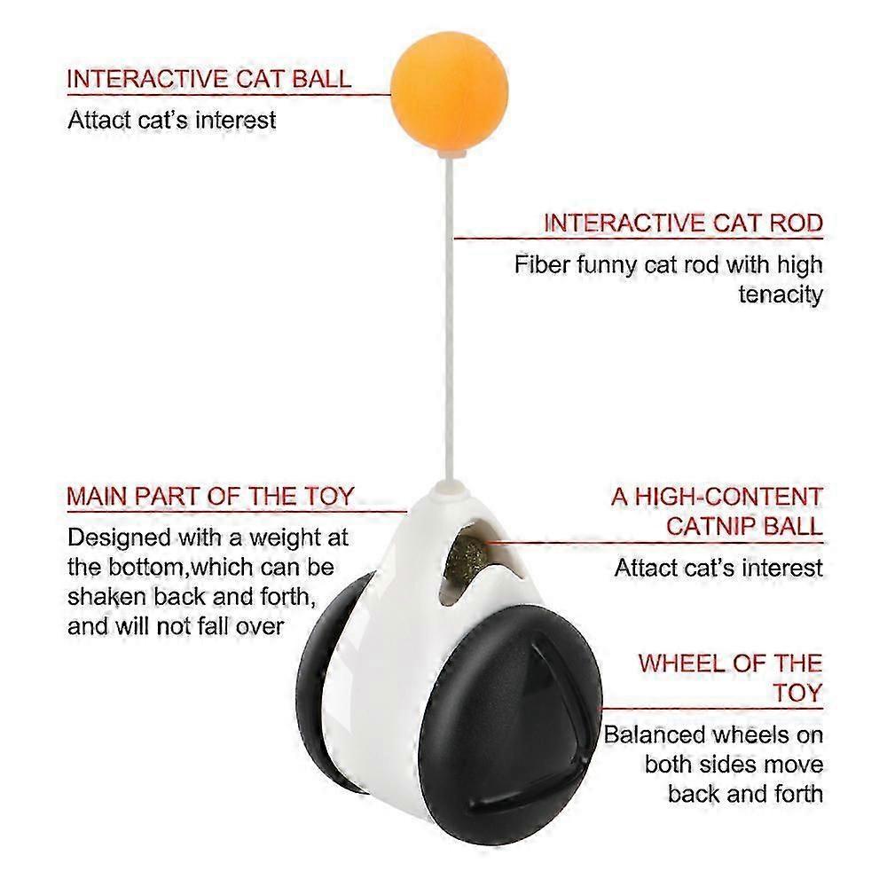 2025 Ultimo Modello Palla Rotante Interattiva Giocattolo per Gatti Articoli per Animali Domestici Gatto Intelligente