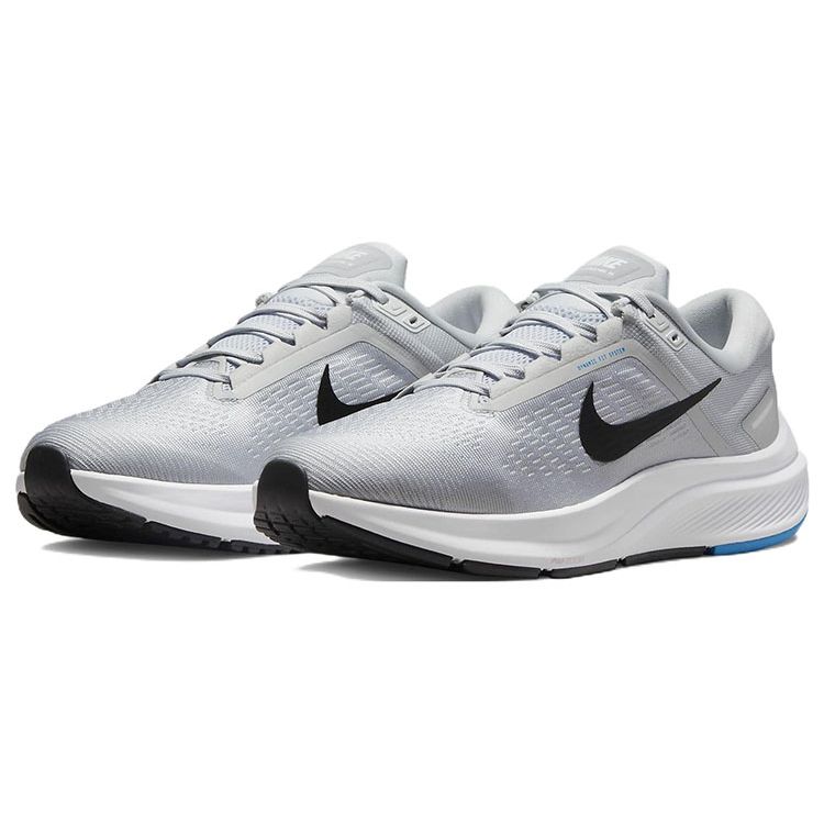 Nike Air Zoom Structure 24 Pure Platinum Light Photo Blue Men Sneakers Grey White Black DA8535-004
