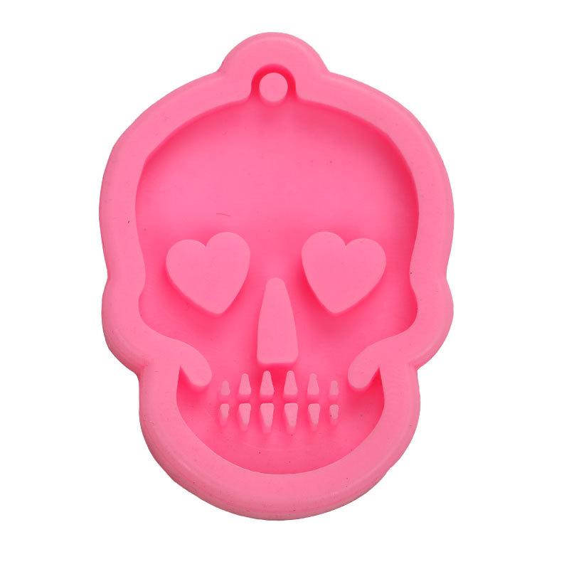 Skull Design Silicone Mold Fondant Decoration Mould Chocolate Cake DIY Tools