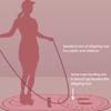 Skipping Rope Mat Anti-Noise Jump Rope Mat Exercise Nonslip Shock Absorption Yoga Mat Tpe Skipping Mat Fitness Yoga Pad