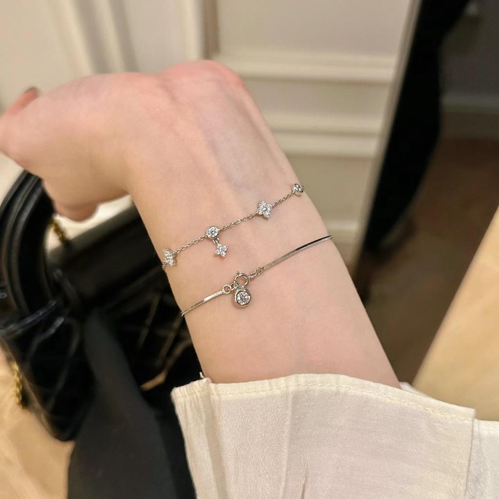 Snake bone chain bracelet women's summer niche design versatile hand jewelry accessories
