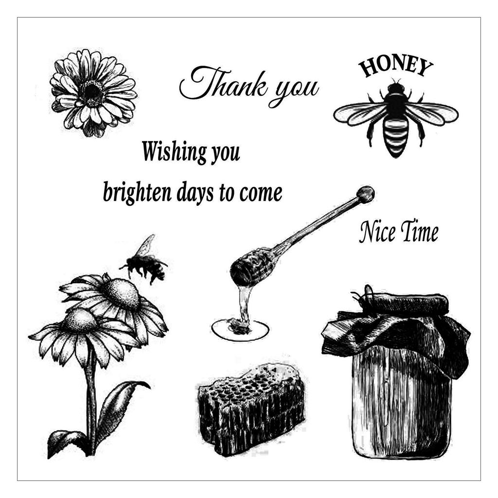 Exquisite Flower Stamper Transparent Silicone Stamps Decorative Stencil for Greeting Card Making Scrapbooking Decoration