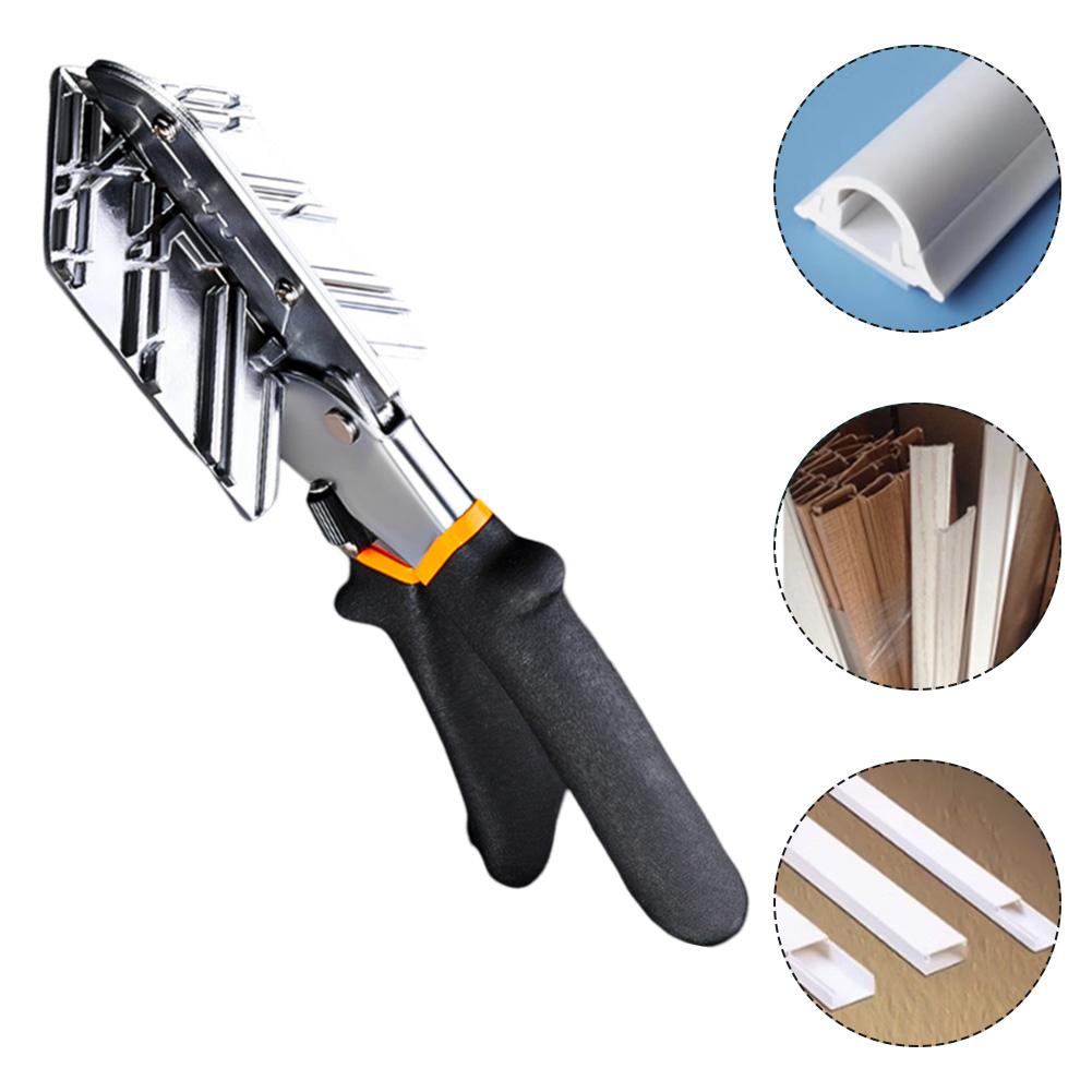 Wire Trough Cutter Angle Shears DIY Projects Black And Grey Comfortable Grip Angle Shears Cutter Comfortable Grip