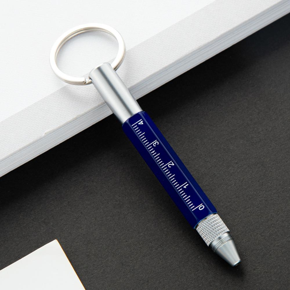 6-in-1 Ballpoint Pen Short Style Capacitive Pen Durable Outdoor Tool Pen  Outdoor Tool Pen