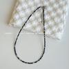 Mori sweet girl style DIY colored rice beads necklace female dopamine millet beads beaded neck chain necklace