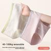 Girls Spring and Autumn Bump Color Cotton Cotton Length Antibacterial Crotch High Rebound Briefs