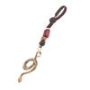 Copper Snake Vintage Handmade Brass Key Foddle Pure Zodiac Disc Belt Hanging Car Key Foot Pendant