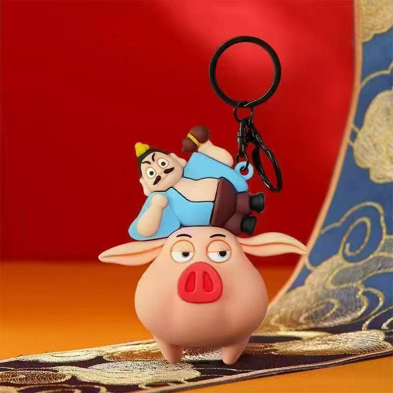 

Брелок Не Чжа 2: Ребенок-демон, будоражащий море, мультяшный кулон для сумки или автомобиля.