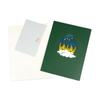 Festive 3D Eid Card Creative Popup Holiday Greeting Cards Built-in Blank Space with Envelope Small Card Party Supplies