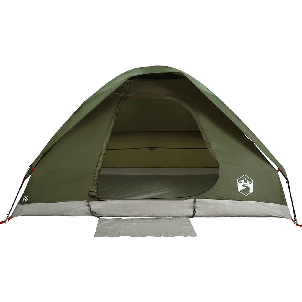 Vidaxl Tenda Familiare, a Cupola, 6 Persone, Oliva, Impermeabile