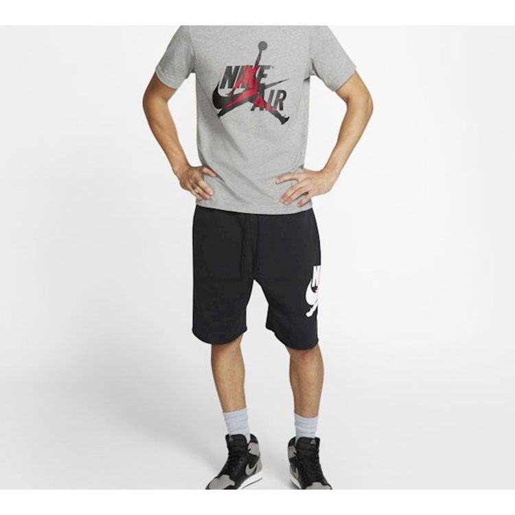 Air Jordan Classics T-Shirt With Jumpman Print Men Tops Gray BV5905-091