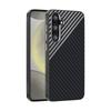 Fashion 2C Carbon Fiber Texture For Samsung Galaxy S25 FE S25FE Magsafe Case Camera Circle Mobile Phone Cover