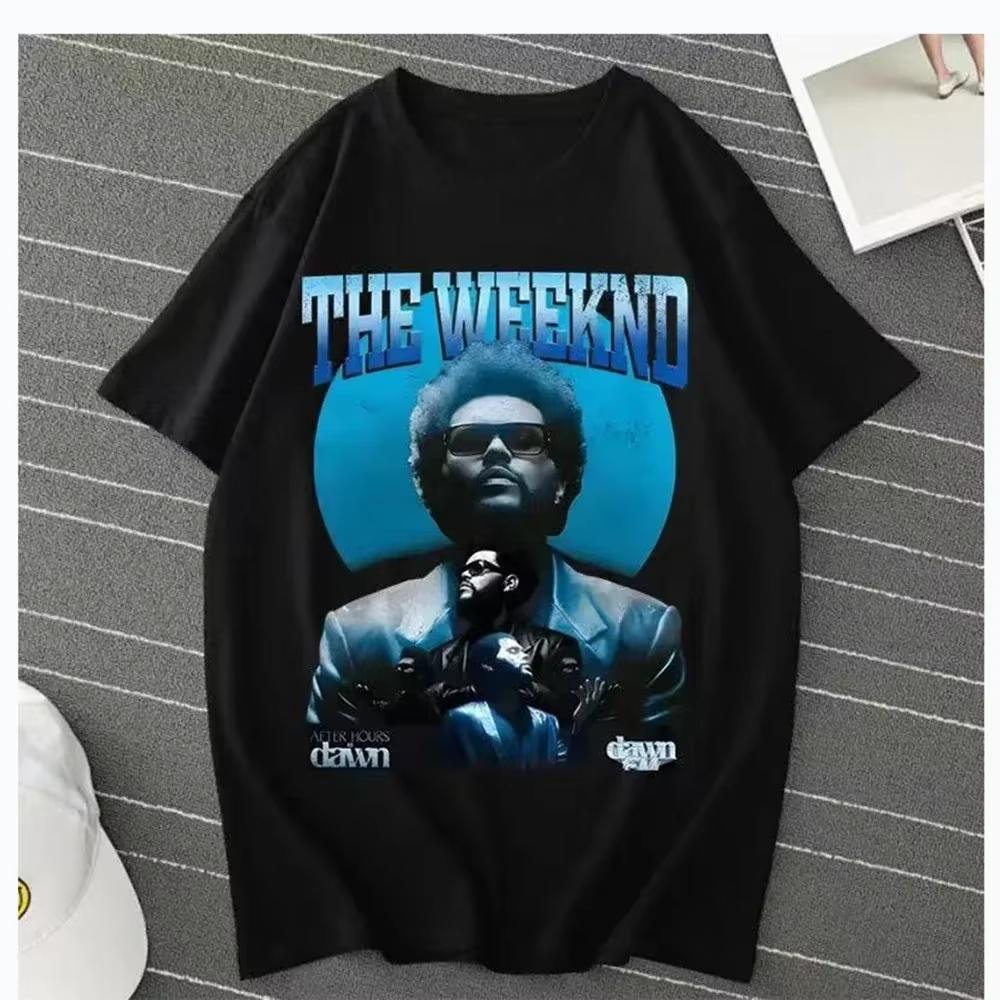 Cotton T Shirt Fashion Oversized Brand Short Sleeve Tee Clothes 2026 Brand New Unisexs Short Sleeves THE WEEKEND T Shirt Tops