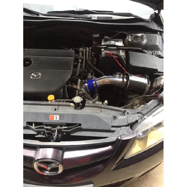 Car Intake Kit High Flow Air Filter With Cold Air Intake Pipe For Mazda 3 Mazda 6 Axela Aluminum Pipe MC20S04 Other contact seller