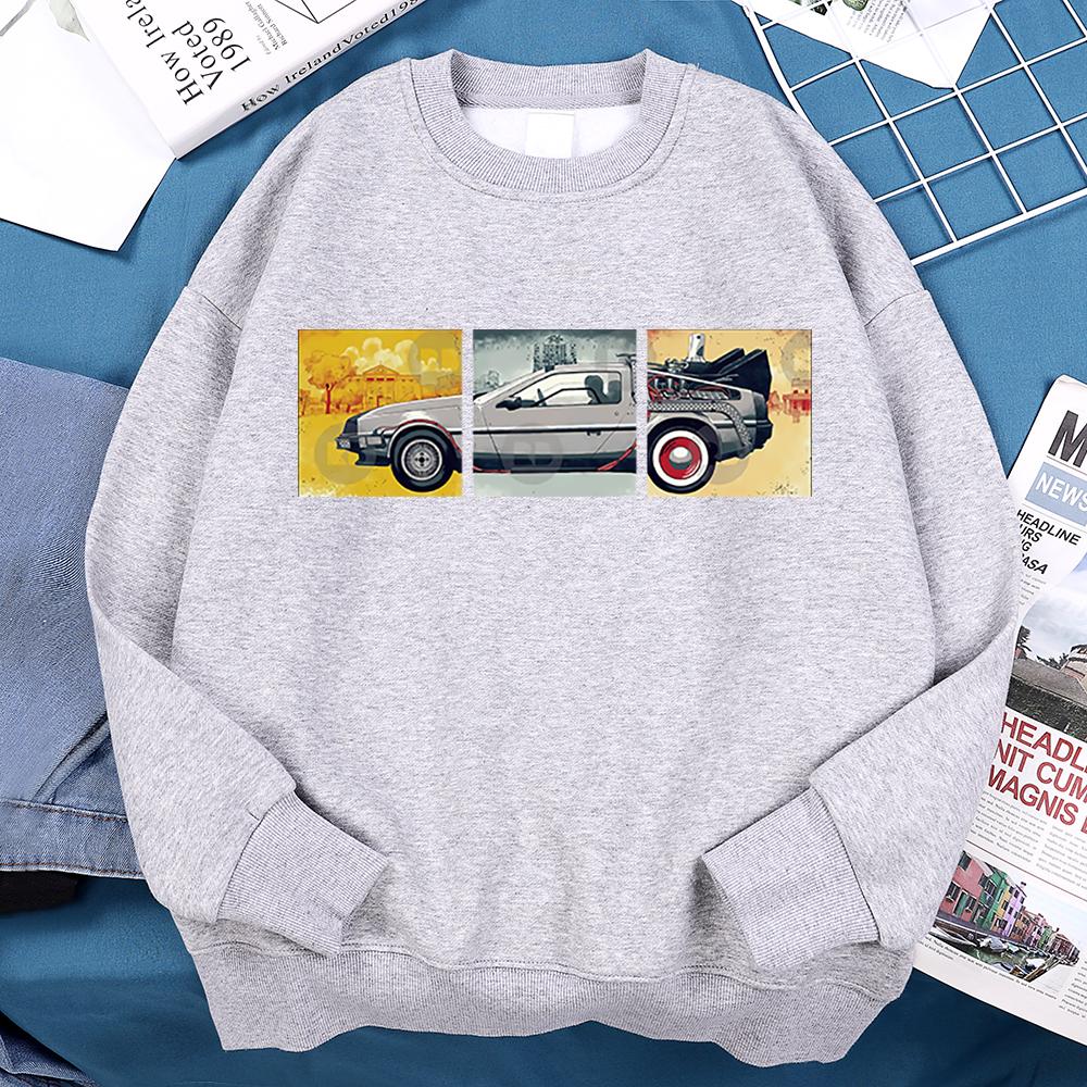 Car Men Women Clothing Loose Hoody Casual Autumn Clothes Cartoon Hip Hop Sweatshirt Fleece Hoodie