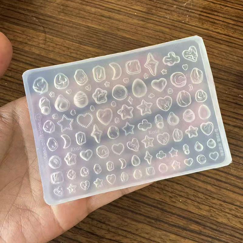 

1/3Pcs Silicone Nail Art Molds 3D Bowknot & Ocean Shell Starfish Nail Templates Diy Nail Art Decoration Manicure Design Tool A1