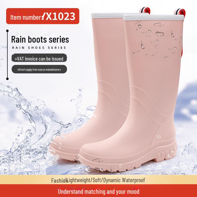 Černé Vodotěsné Letní Holínky s Dlouhou Holení - Odolné Boty do Vody pro Venkovní Nošení