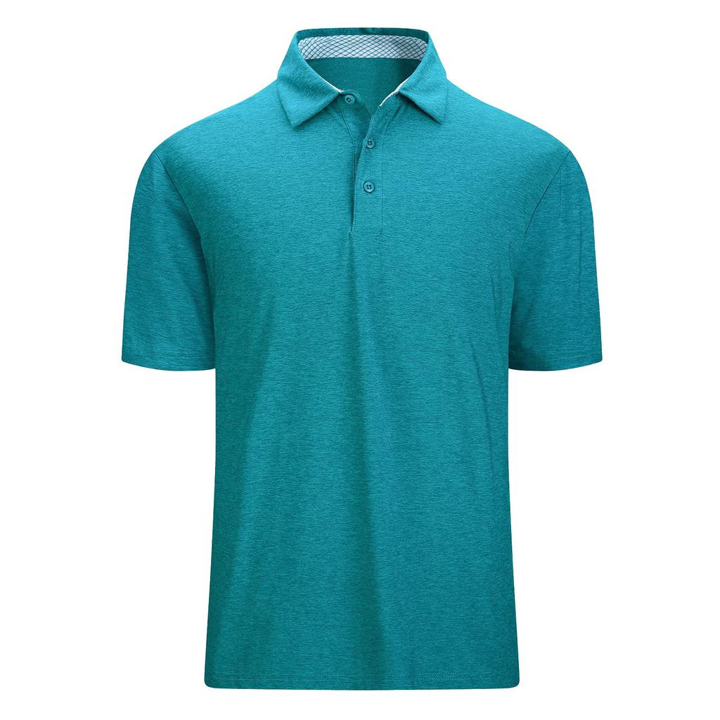 Mens Golf Shirt Moisture Wicking Quick-Dry Short Sleeve Casual Shirts For Men