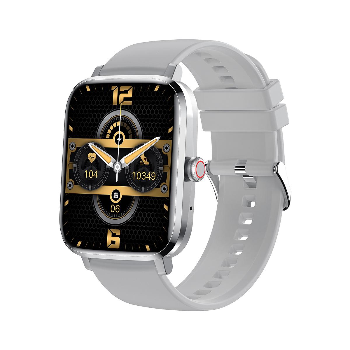 

1,85-дюймовые мужские умные часы с функцией голосового помощника Bluetooth и функцией тестирования сердечного ритма, фитнес-трекером и функцией NFC Music для женщин