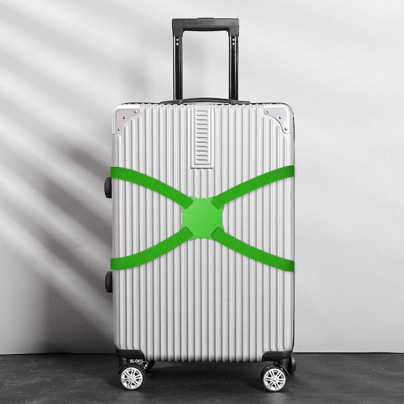 Cross-Border Elastic Luggage Strap - 8-Shaped Anti-Drop Suitcase Fastener.