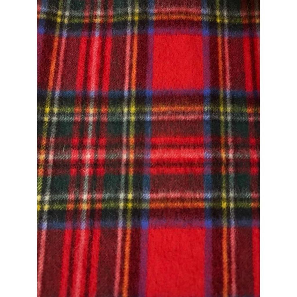 Used BEGG&CO Wool Scarf Check