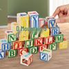 Wooden English Letter Matching & Counting Blocks for Early Childhood Education