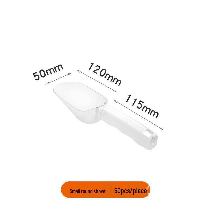 

Утолщенный пластиковый многоцелевой совок для льда, попкорна, муки, риса, корма, сухофруктов, чая и сахара.