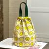 New Canvas Bundle Portable Tote Bag Thermos Cup Braised Cup Protective Bag Thermal Insulation Bucket Bag Handheld Mom Bag