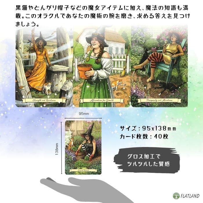 Everyday Witch Oracle Oracle Cards (Authentic) with Japanese Instructions