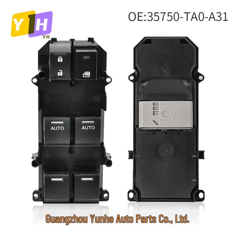 35750-TA0-A31: Compatible Power Window Switch for Honda Spirior