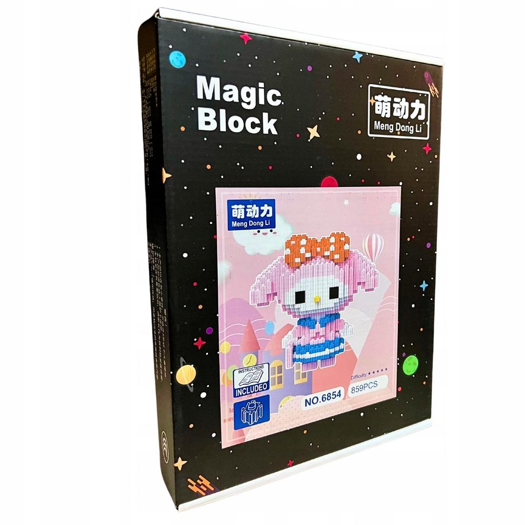 Kuromi Construction Brick Set Sanrio Building Blocks 859 Pcs.
