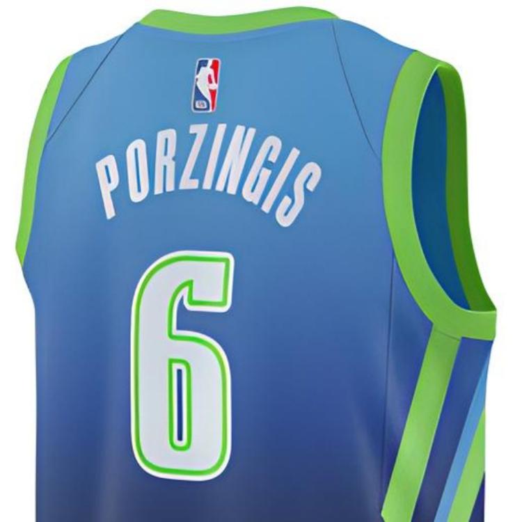 Nike NBA Basketball Sports Jersey SW Fan Edition Dallas Mavericks 6 Blue Men's AV4632-464
