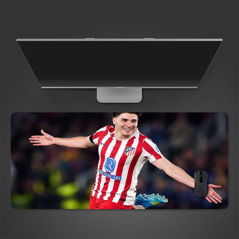 Julian Alvarez Mouse Pad, Large Gaming Desk Mat, Non-slip XXL Mousepad for Laptop & Tablet, Mini PC Playmat with Stitched Edges