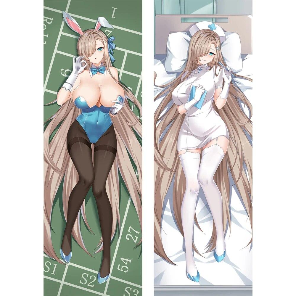 Blue Archive Dakimakura Ichinose Asuna Body Pillow Case Cute Otaku Bedding Sleeping Hugging Cushion Cover Life-size Pillowcase