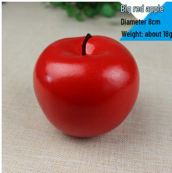 Red Apple, Orange, Grape, and Banana Fake Fruit Model for Decoration