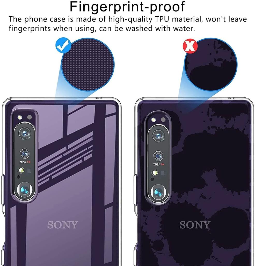 Ultra dünne weiche transparente TPU-Hülle für Sony Xperia 1VI 10VI 1V 5V 10V 10III 5111 1III 1II 10II 5II 5IV 10IV 1IV 5 1 Couqe Funda